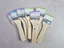 Pack 10 pinceles o pinceletas punta color Nro8 